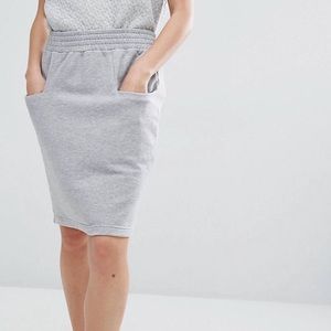 Monki Sweat Pencil Skirt